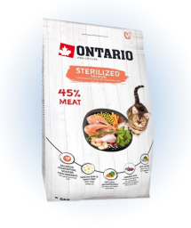 Ontario Cat Sterilised Salmon 400g